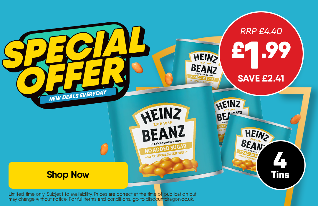 4 x Heinz Beanz - 1.99