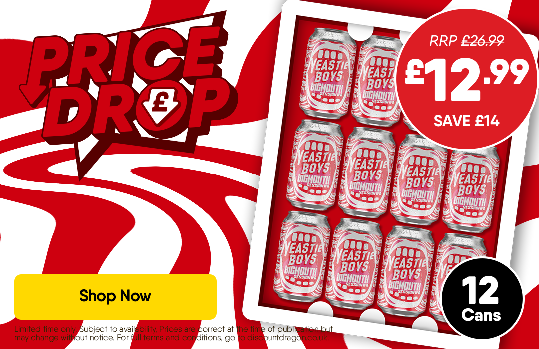 12 x Yeastie Boys cans £12.99 - RRP £26.99
