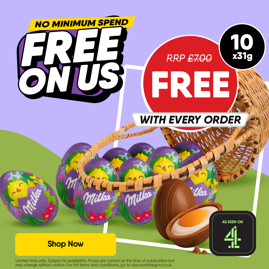 Milka Eggs Free With Every Order