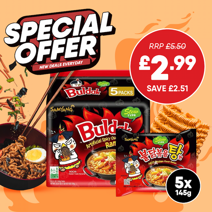 5x Buldak Ramen
