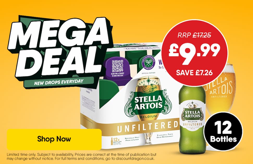 Stella Artois Unfiltered £9.99