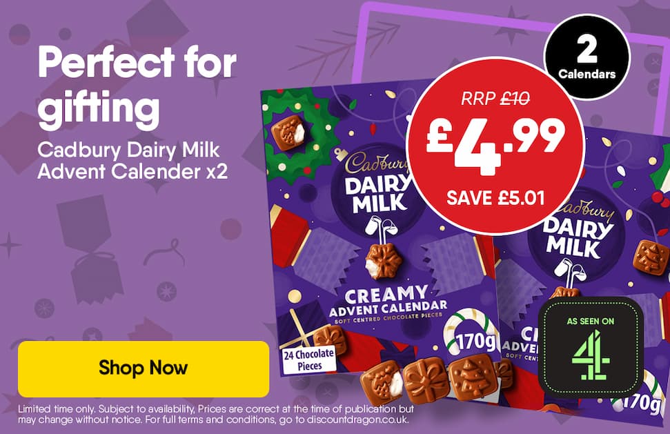 2 x Cadbury Advent Calendar £4.99