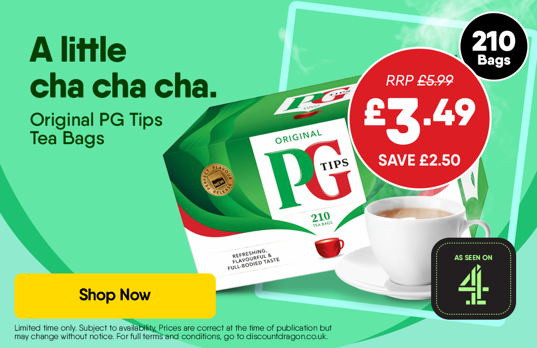 210 PG Tips - £3.99