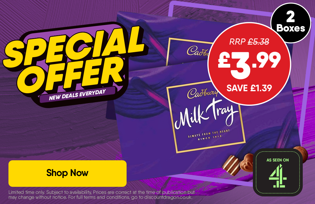 2 x Cadbury Milk Tray Chocolate Box - £3.99