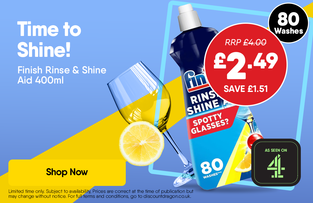 Finish Rinse & Shine £2.49