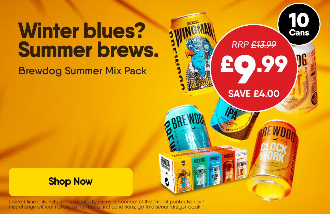 10 x 330ml Cans Brewdog Assorted £9.99