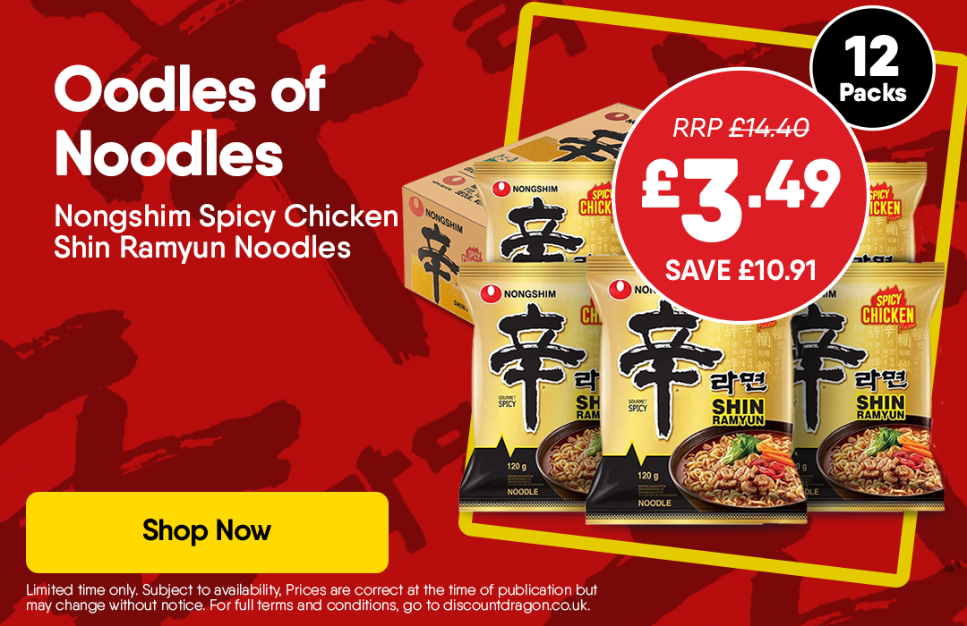 12 x Nongshim Shin Ramyun Spicy Chicken - £3.49