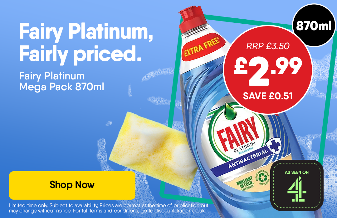 Fairy Platinum Eucalyptus Mega Pack £2.99