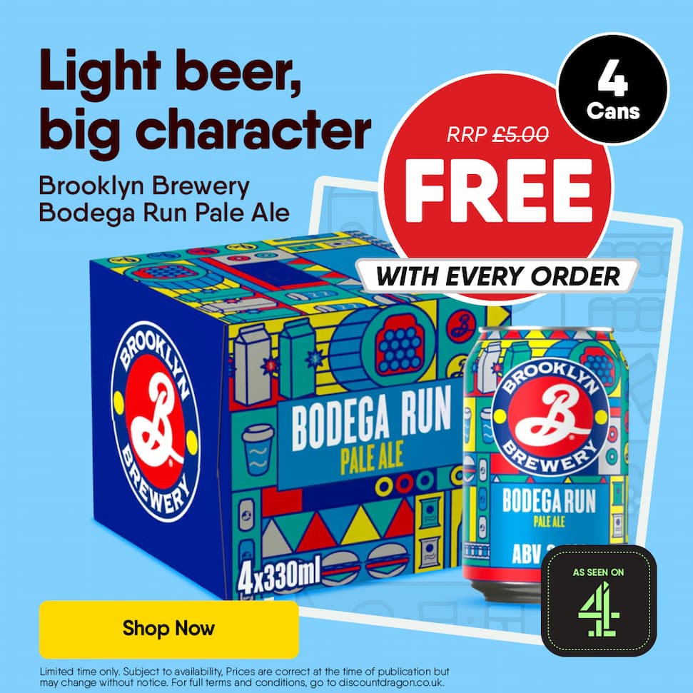 4 x Brooklyn Beer - FREE