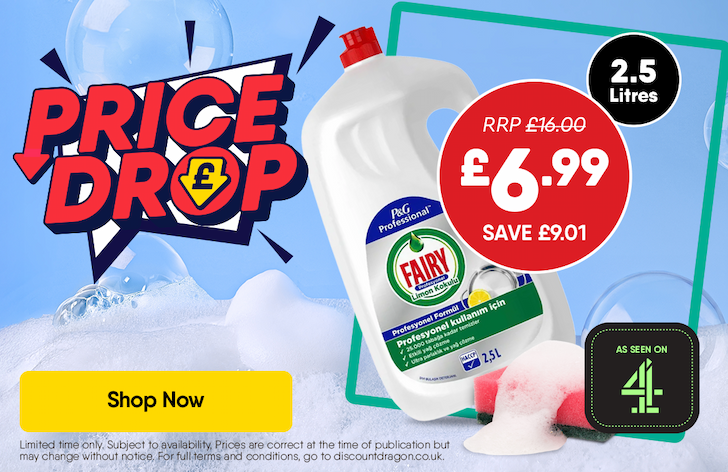 Fairy 2.5l - £6.99