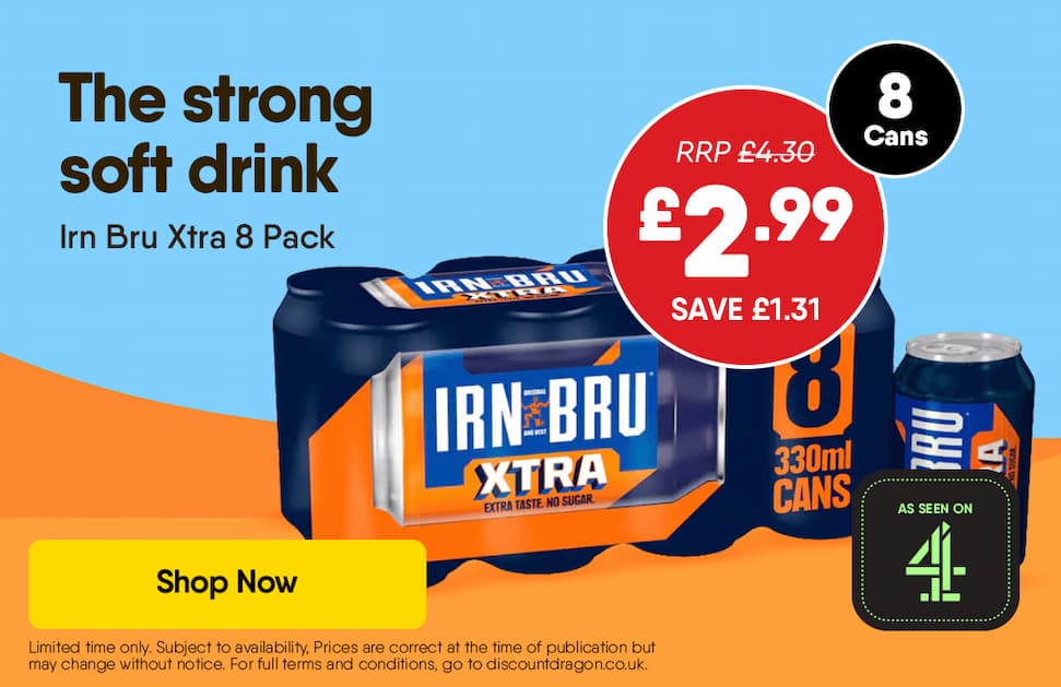 8 x Irn-Bru - £2.99