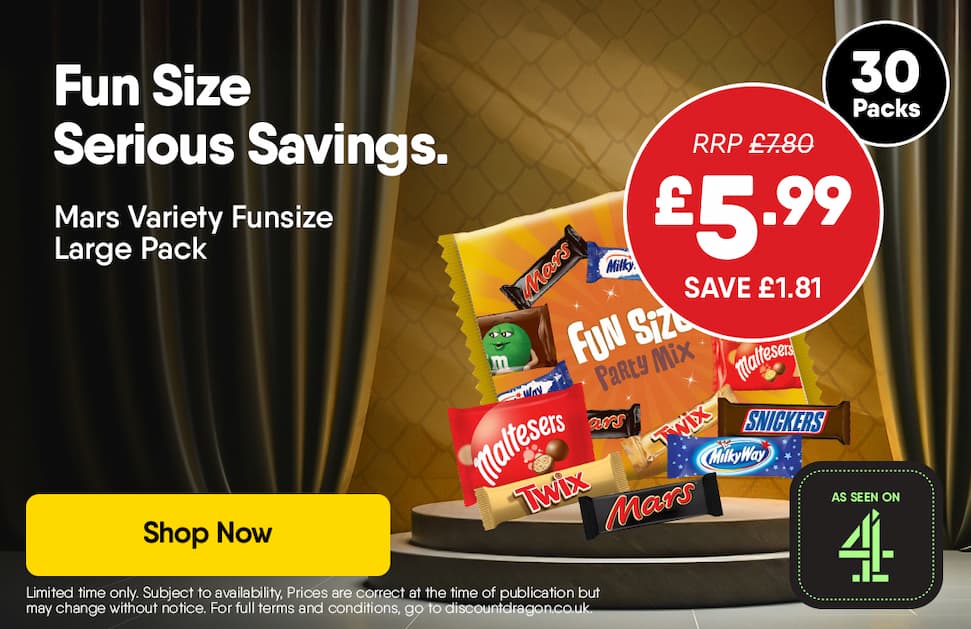 30 x Mars Funsize Packs- £5.99