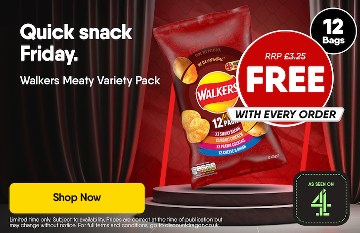 12 x Walkers Meaty - FREE