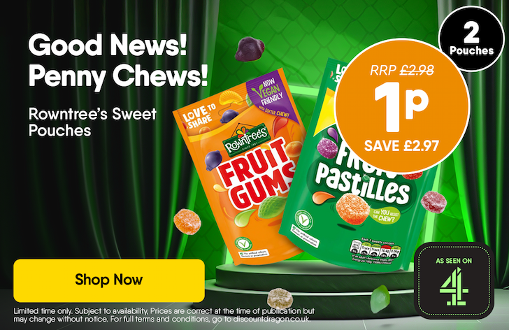 2 x Rowntree's Sweets 1p