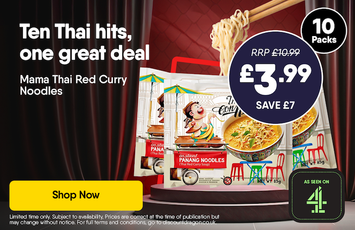 10 x Mama Noodles Instant Panang - £3.99