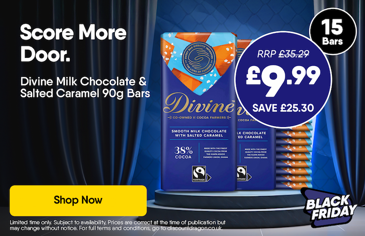 15 x Divine with Salted Caramel - £9.99