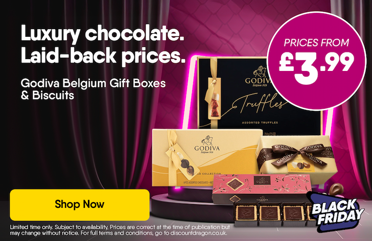 Godiva Belgium Chocolate - from £3.99