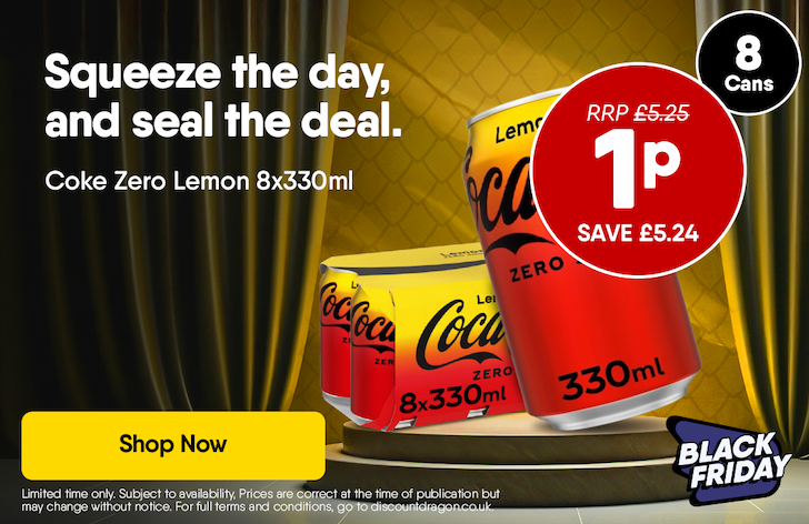 8 x Coca Cola Zero Lemon - 1p