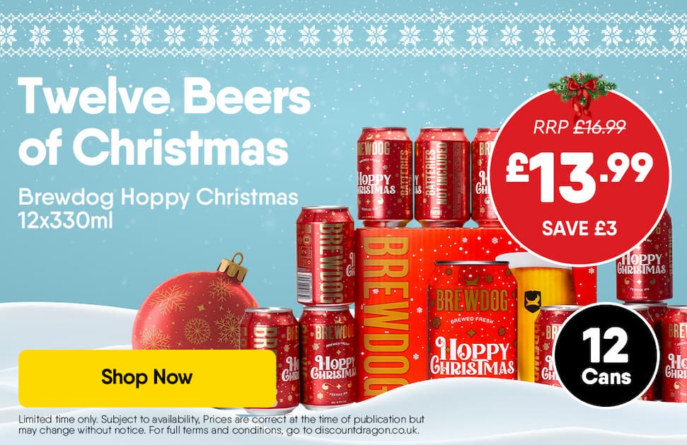 12 x BrewDog Hoppy Christmas - 13.99