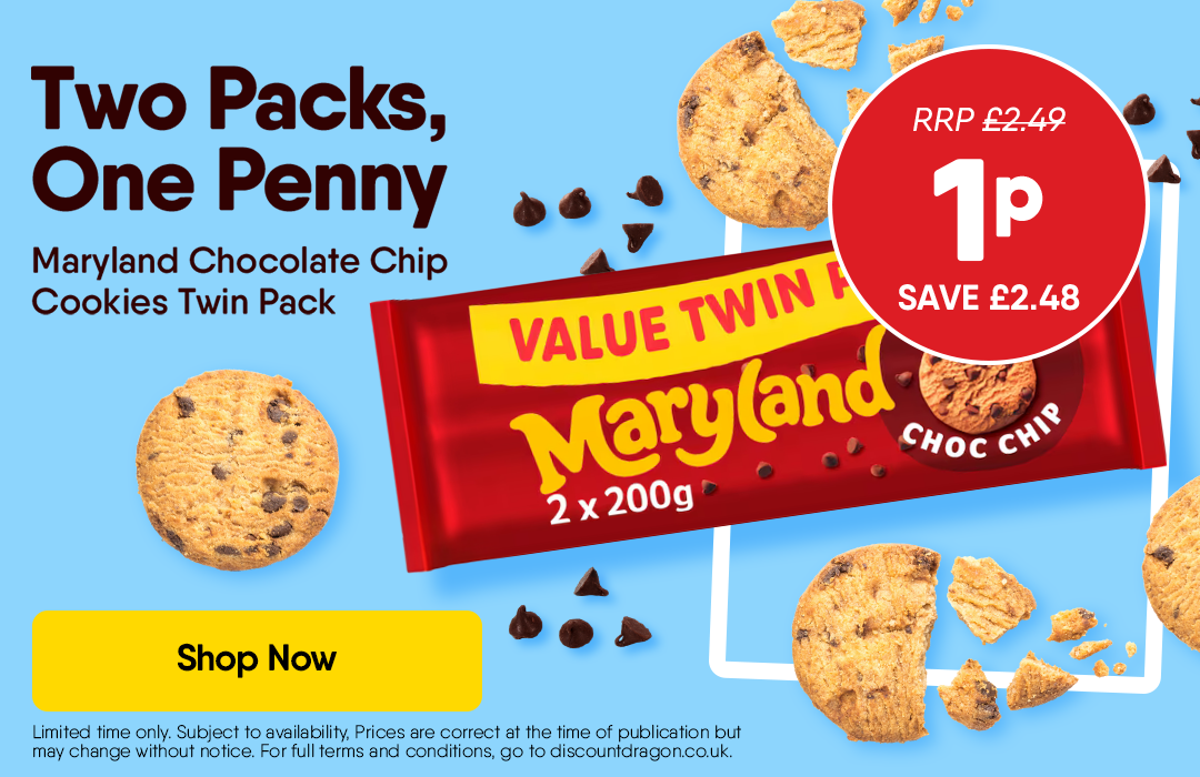 400g Maryland Chocolate Twin Pack - 1p
