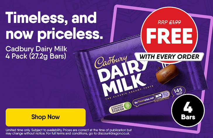 Dairy Milk 4 Pack