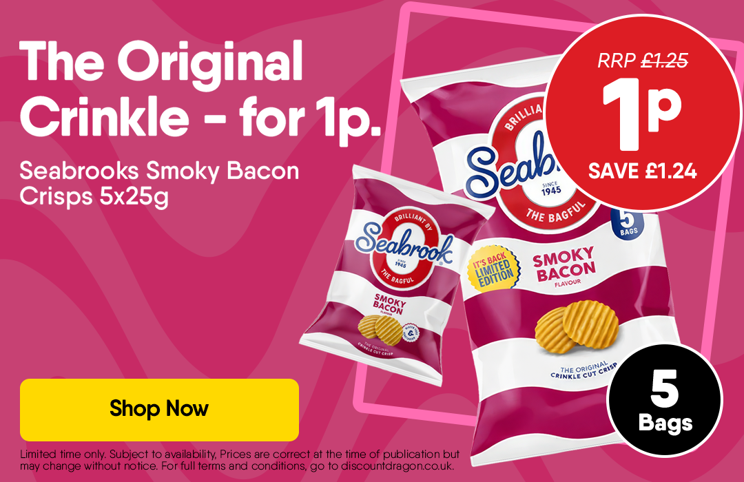 Seabrooks Smoky Bacon Crisps 
