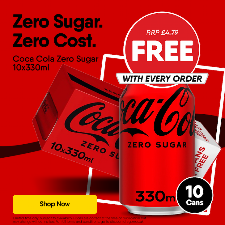 10 Cans of Coke Zero 