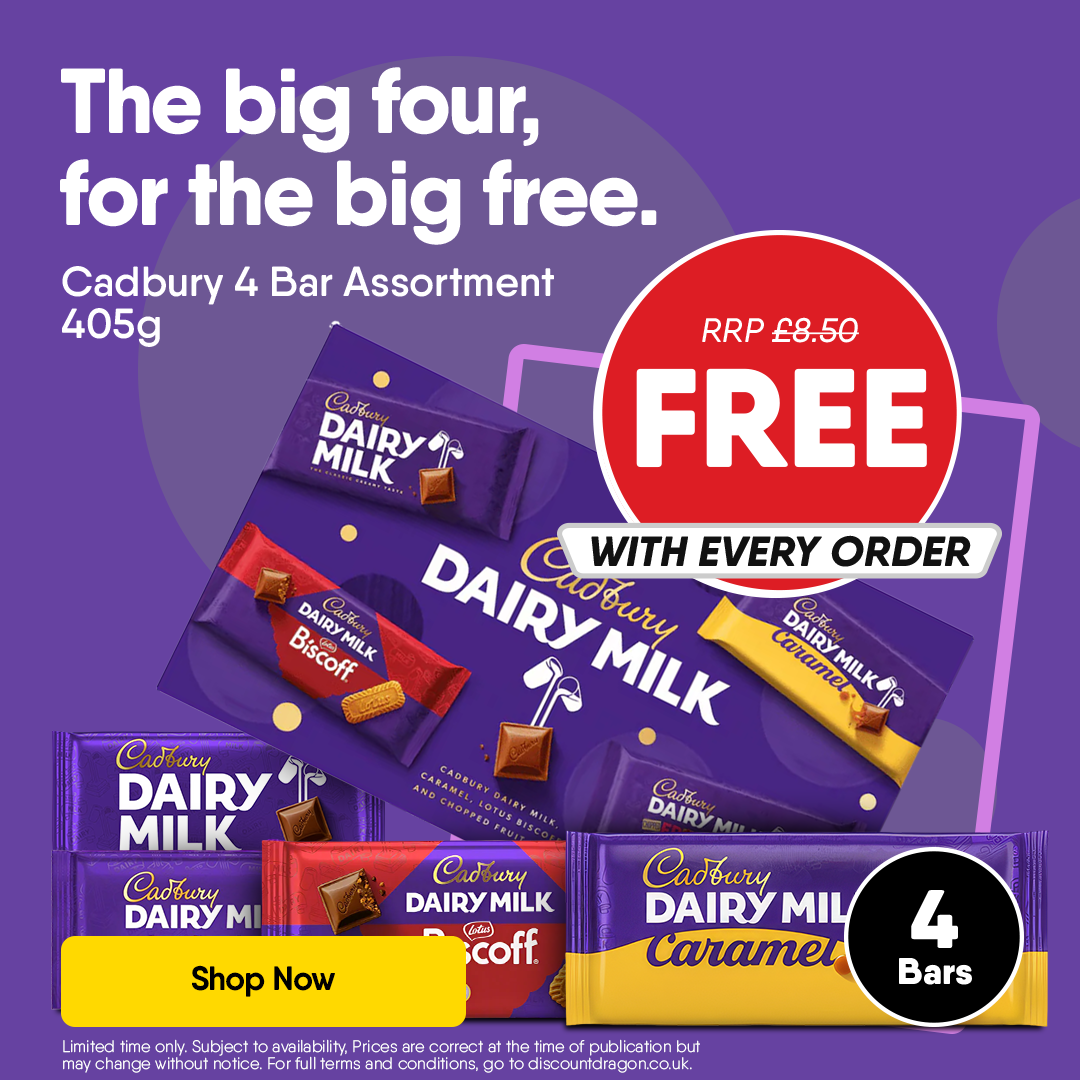 Single Cadbury 4 Bar Assortment