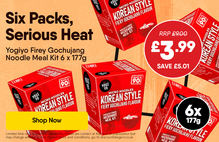 6 x Yogiyo Noodle Kits - 3.99