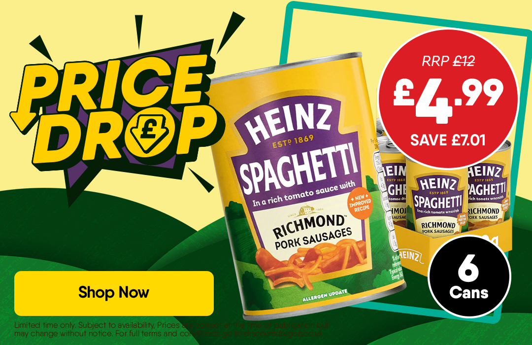 6 x Heinz Richmond Pork Sausages - 4.99