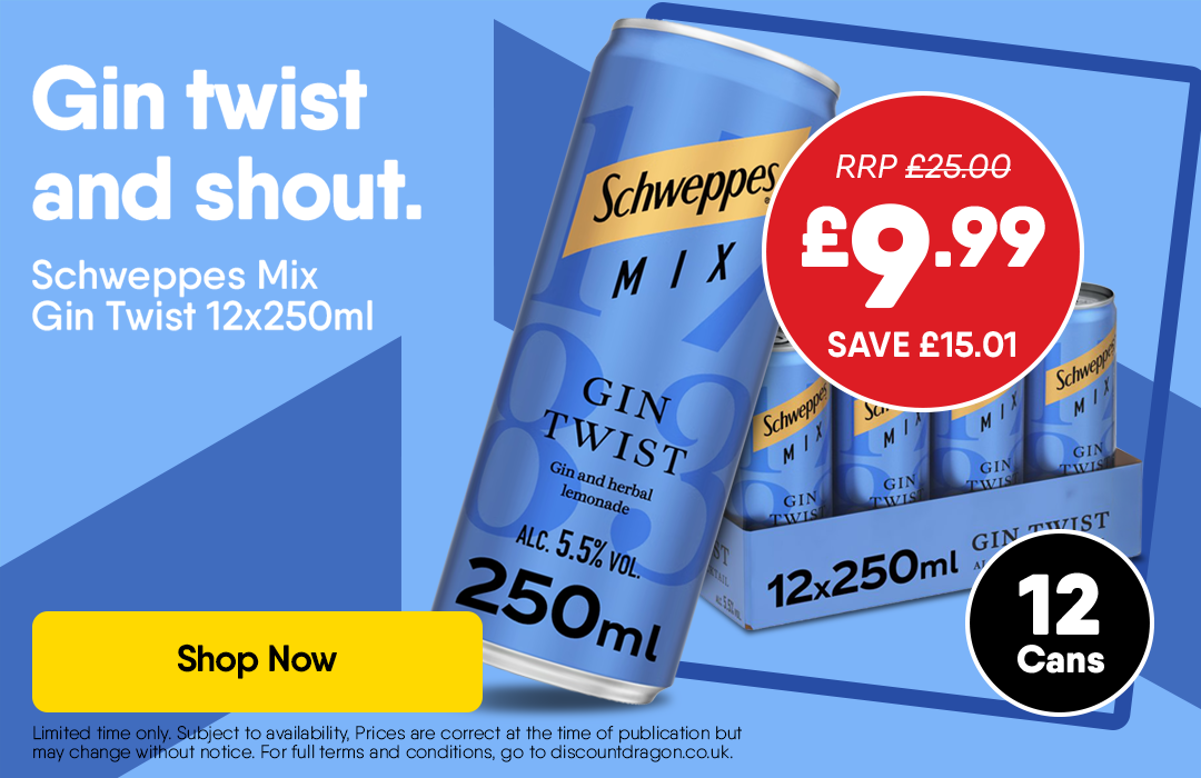 Schweppes Mix Gin Twist 12x250ml
