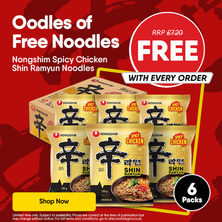 Nongshim Spicy Chicken Shin Ramyun Noodles