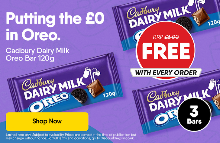 3 x Dairy Milk Oreo - Free