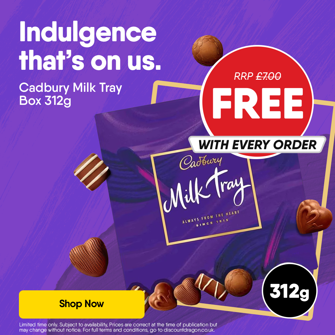 312g Box Cadbury Chocolate Milk Tray Box