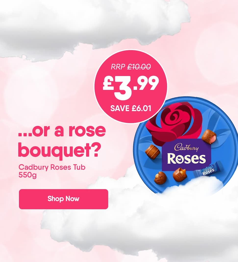 Cadbury Roses 550g - 3.99