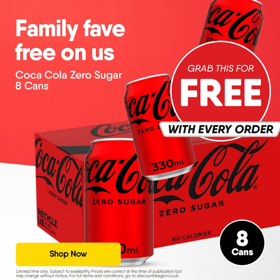 Coca Cola Zero 8x330ml - Free