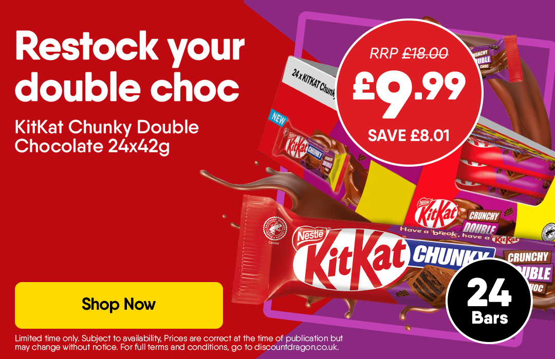 Kit Kat Chunky Double Chocolate 24 x 42g Bars