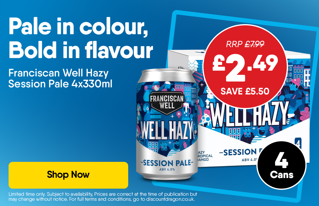 Franciscan Well Hazy Session Hazy Pale Ale 4 x 330ml