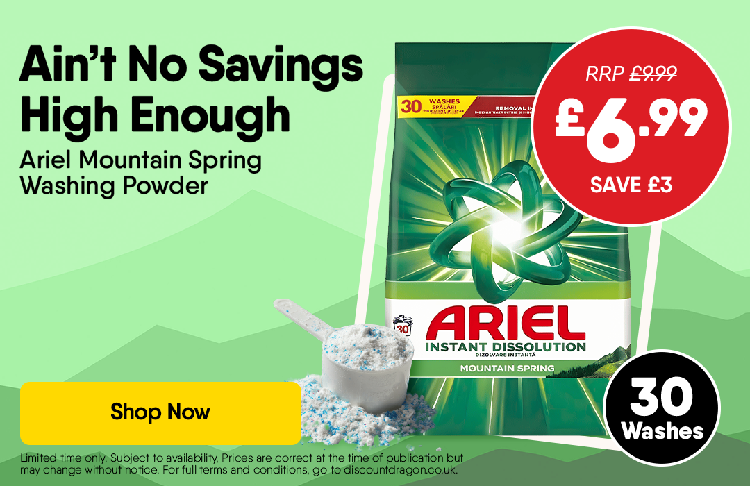 30 x Ariel Washing Powder