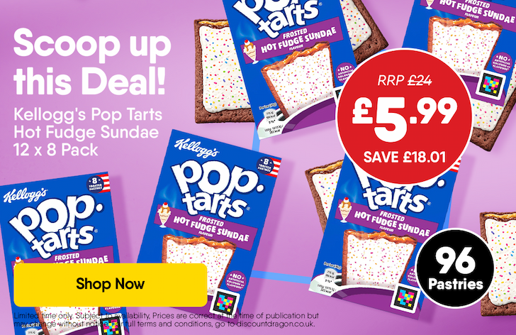 Kellogg's Pop Tarts Hot Fudge Sundae Case of 12