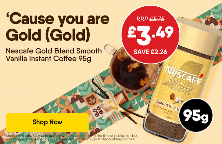 Nescafe Gold Blend Smooth Vanilla Instant Coffee 95g