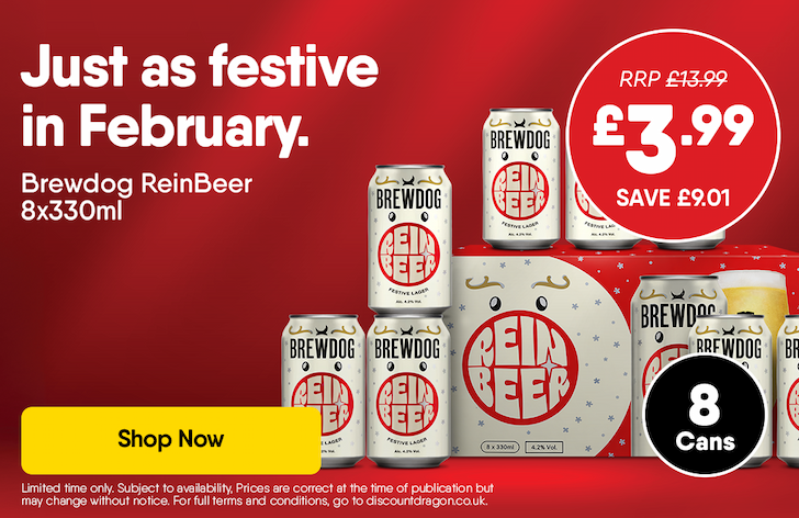 8 x Brewdog ReinBeer - 3.99