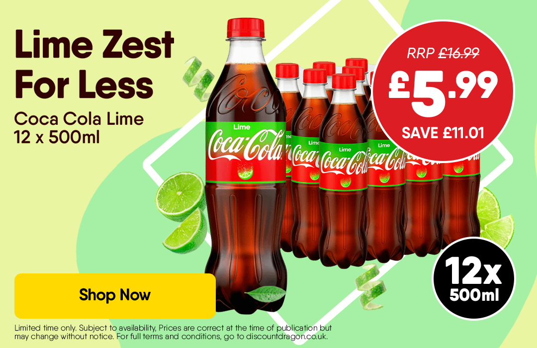 12x500ml Coca Cola Lime - 5.99