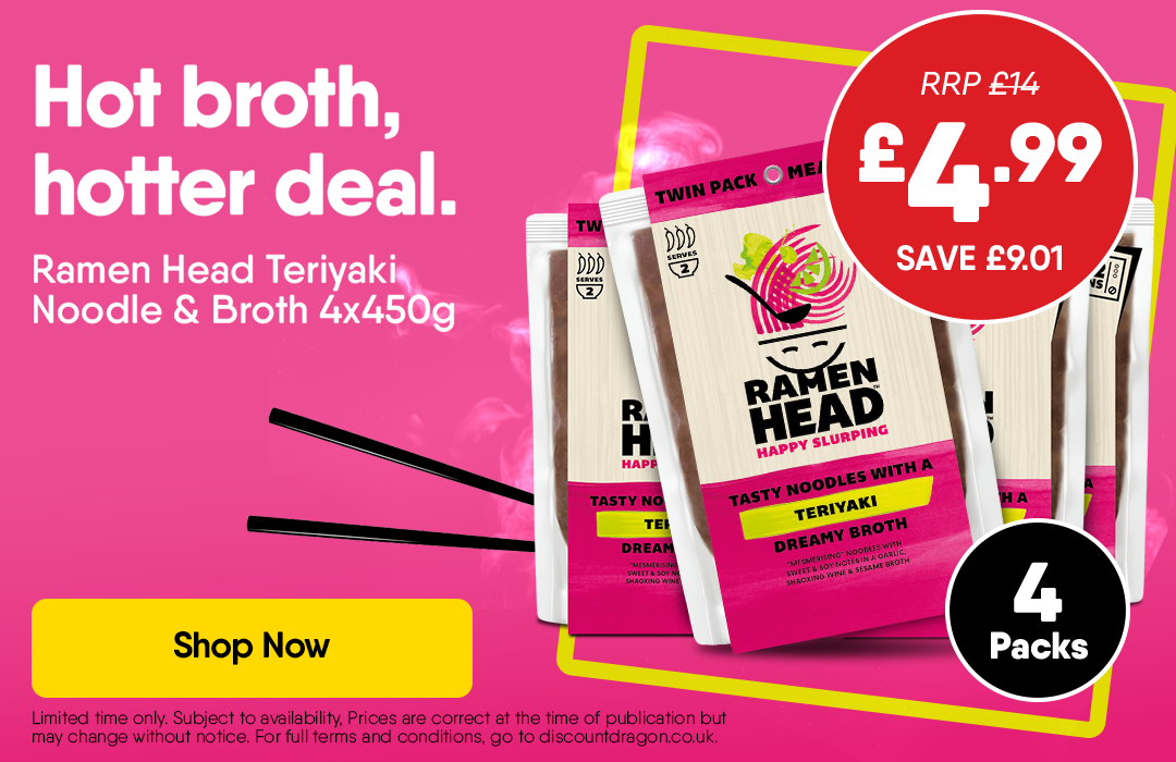 4 x Ramen Head Noodles - 4.99