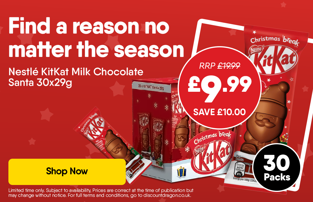 Case Nestle KitKat Milk Chocolate Santa 30 x 29g