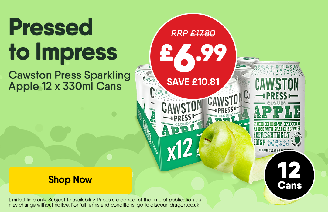 12 x Cawston Press 330ml - 6.99
