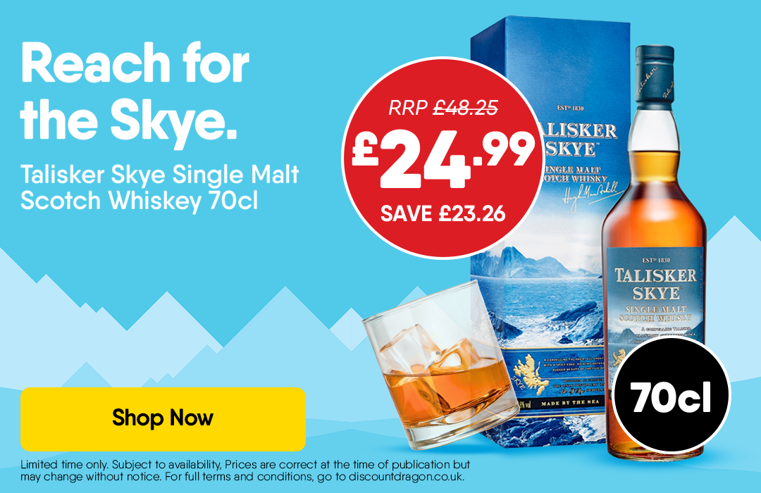 70cl Talisker Skye Whiskey - 24.99