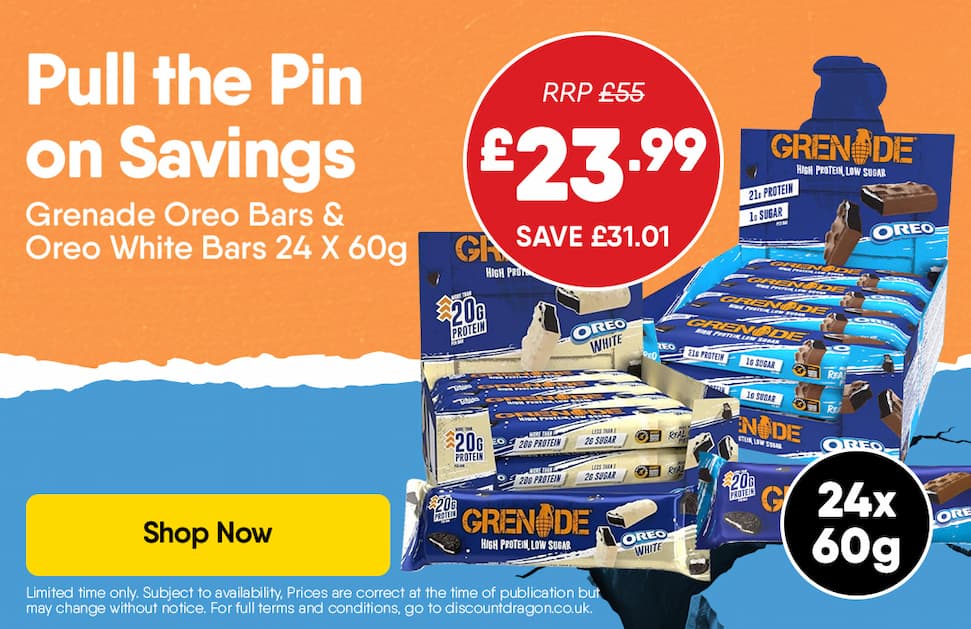 Grenade Oreo Bars 24x60