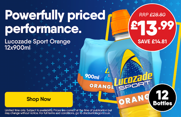 Lucozade Sport Orange 12x900ml