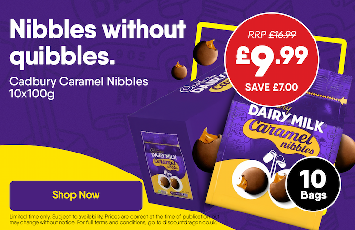 10 x Cadbury Nibbles - 9.99